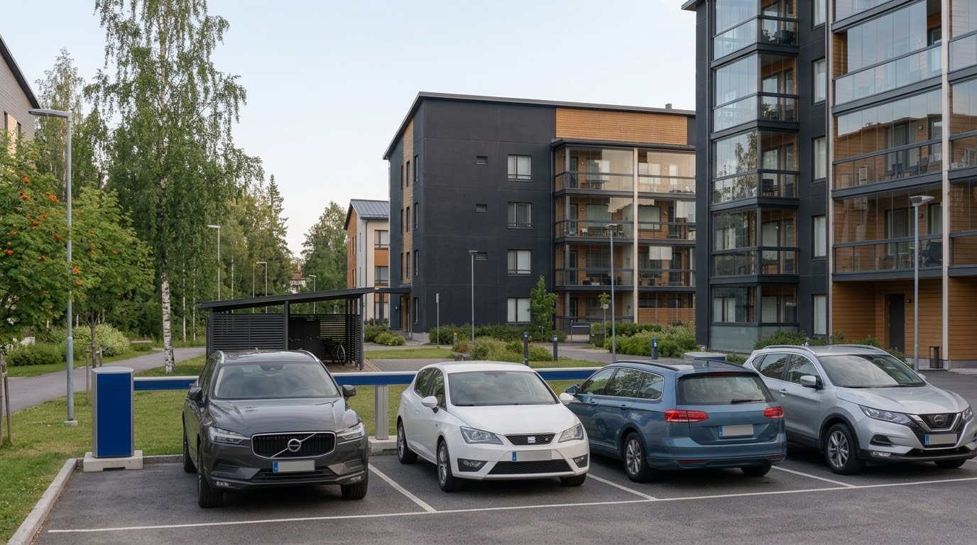 Visualisering av eRail 2.0 med bilar på båda sidor